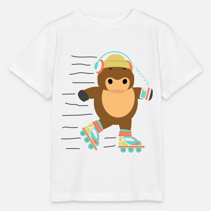 Rollschuhe - Stanley/Stella Kinder T-Shirt MINI CREATOR - Weiß