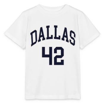 Dallas 42 - T-shirt bio MINI CREATOR Stanley/Stella Enfant - blanc - Devant - Maike (125cm)