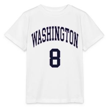 Washington 8 - Stanley/Stella Kinder T-Shirt MINI CREATOR  - Weiß - Vorne - Maike (125cm)