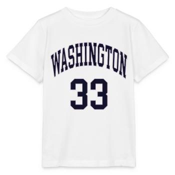 Washington 33 - Stanley/Stella Kinder T-Shirt MINI CREATOR  - Weiß - Vorne - Maike (125cm)