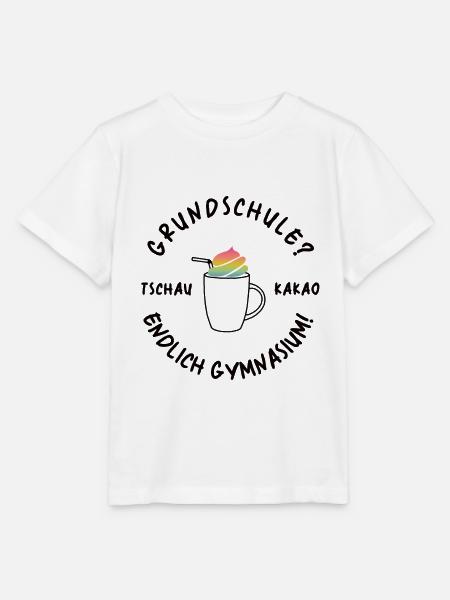 Grundschule Endlich Gymnasium 5. Klasse Geschenk - Stanley/Stella Kinder T-Shirt MINI CREATOR  - Weiß