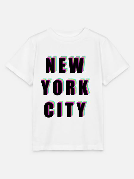 New York City - Stanley/Stella Kinder T-Shirt MINI CREATOR  - Weiß