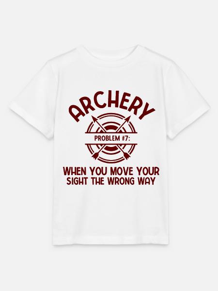 Bogenschießen Archery - Stanley/Stella Kinder T-Shirt MINI CREATOR - Weiß