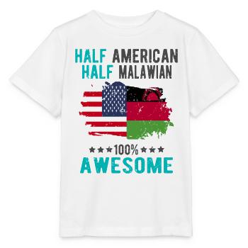 Half American Half Malawi - Stanley/Stella MINI CREATOR Kids’ T-Shirt - white - Front - Maike (125cm)