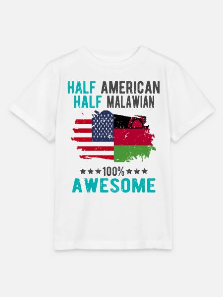 Halb Amerikaner Halb Malawi - Stanley/Stella Kinder T-Shirt MINI CREATOR - Weiß