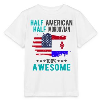 Half American Half Mordvins - Stanley/Stella MINI CREATOR Kids’ T-Shirt - white - Front - Maike (125cm)