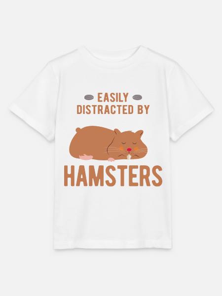 Nagetier Hamster - Stanley/Stella Kinder T-Shirt MINI CREATOR  - Weiß