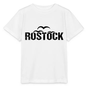 Rostock Ostsee Hansestadt Rostock - Stanley/Stella Kinder T-Shirt MINI CREATOR  - Weiß - Vorne - Maike (125cm)