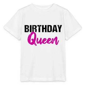 Birthday Queen - Stanley/Stella MINI CREATOR Kids’ T-Shirt - white - Front - Maike (125cm)