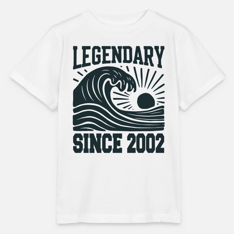 Legendär Seit 2002 Geburtstag Welle - Stanley/Stella Kinder T-Shirt MINI CREATOR  - Weiß