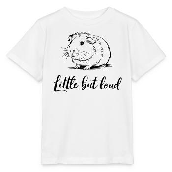 Cochon d’Inde petit mais bruyant - T-shirt bio MINI CREATOR Stanley/Stella Enfant - blanc - Devant - Maike (125cm)
