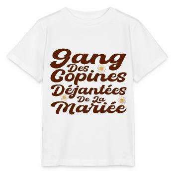 Gang Des Copines Déjantées De La Mariée - T-shirt bio MINI CREATOR Stanley/Stella Enfant - blanc - Devant - Maike (125cm)