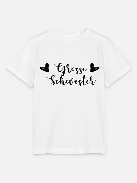 Grosse Schwester - Stanley/Stella Kinder T-Shirt MINI CREATOR  - Weiß