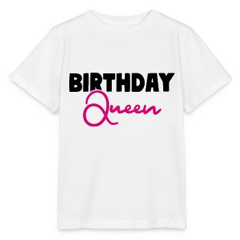 Birthday Queen Birthday Girl - Stanley/Stella Kinder T-Shirt MINI CREATOR  - Weiß - Vorne - Maike (125cm)