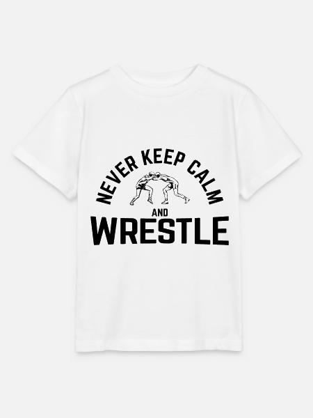 Grappling Martial Arts Wrestling - Stanley/Stella Kinder T-Shirt MINI CREATOR  - Weiß