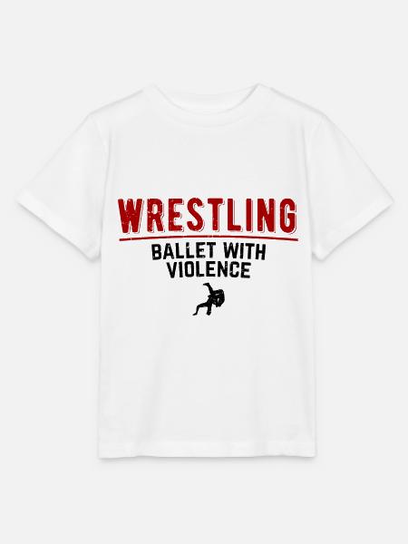 Grappling Martial Arts Wrestling - Stanley/Stella Kinder T-Shirt MINI CREATOR - Weiß