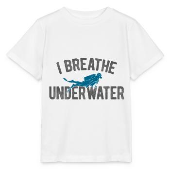 Apnoetaucher Freitaucher Taucher - Stanley/Stella Kinder T-Shirt MINI CREATOR  - Weiß - Vorne - Maike (125cm)