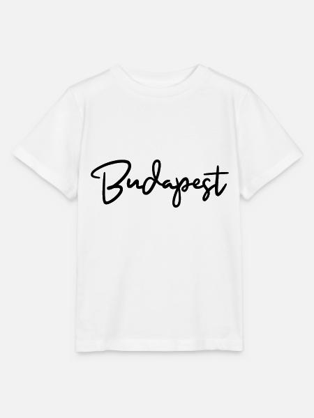 Budapest - Stanley/Stella Kinder T-Shirt MINI CREATOR  - Weiß