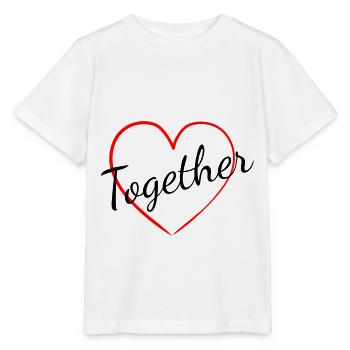 Mieux ensemble, mieux ensemble partie 2 - T-shirt bio MINI CREATOR Stanley/Stella Enfant - blanc - Devant - Maike (125cm)