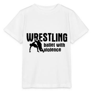 Grappling Martial Arts Wrestling - Stanley/Stella Kinder T-Shirt MINI CREATOR  - Weiß - Vorne - Maike (125cm)