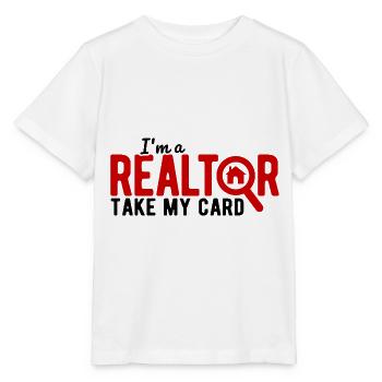 Immobilien-Händler Für Immobilien-Makler - Stanley/Stella Kinder T-Shirt MINI CREATOR  - Weiß - Vorne - Maike (125cm)