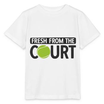 Tennisplatz Spruch Für Tennis - Stanley/Stella Kinder T-Shirt MINI CREATOR  - Weiß - Vorne - Maike (125cm)