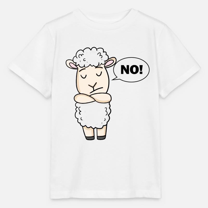 N° de moutons - T-shirt bio MINI CREATOR Stanley/Stella Enfant - blanc