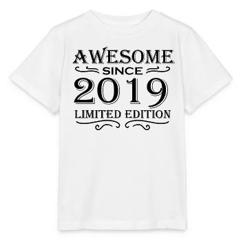 2019 - Jahrgang 2019 - Geburtsjahr 2019 - Stanley/Stella Kinder T-Shirt MINI CREATOR  - Weiß - Vorne - Maike (125cm)