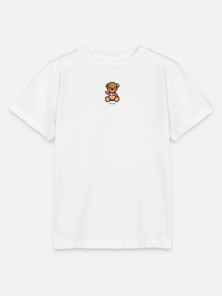 Pixel MiniBär Dänemark - Stanley/Stella Kinder T-Shirt MINI CREATOR - Weiß