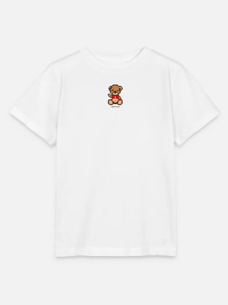 Pixel MiniBär Schweiz - Stanley/Stella Kinder T-Shirt MINI CREATOR  - Weiß