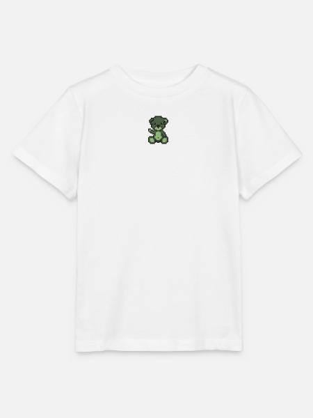 Pixel MiniBär Zombie - Stanley/Stella Kinder T-Shirt MINI CREATOR  - Weiß