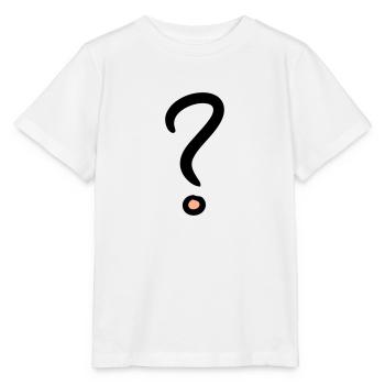Fragezeichen Symbol, Satzzeichen Vektor-Zeichnung - Stanley/Stella Kinder T-Shirt MINI CREATOR  - Weiß - Vorne - Maike (125cm)