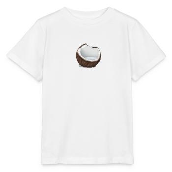 Kokusnuss - Stanley/Stella Kinder T-Shirt MINI CREATOR  - Weiß - Vorne - Maike (125cm)