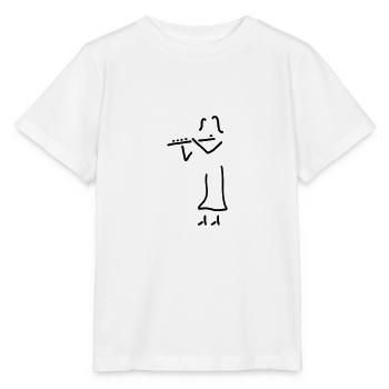 querflöte - Stanley/Stella Kinder T-Shirt MINI CREATOR  - Weiß - Vorne - Maike (125cm)