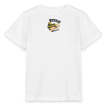 Muskel Flüsterer - Stanley/Stella Kinder T-Shirt MINI CREATOR  - Weiß - Vorne - Maike (125cm)