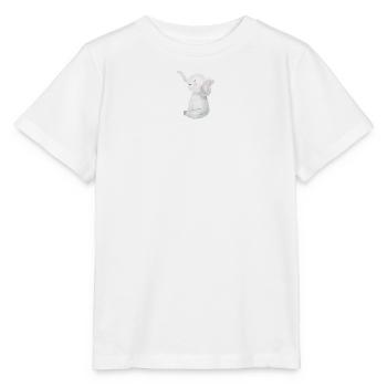 Cute Little Elephant. - Stanley/Stella MINI CREATOR Kids’ T-Shirt - white - Front - Maike (125cm)
