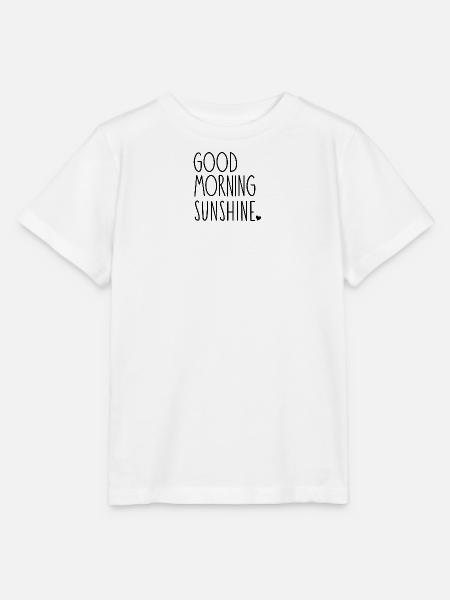 Guten Morgen, Sonnenschein. - Stanley/Stella Kinder T-Shirt MINI CREATOR - Weiß
