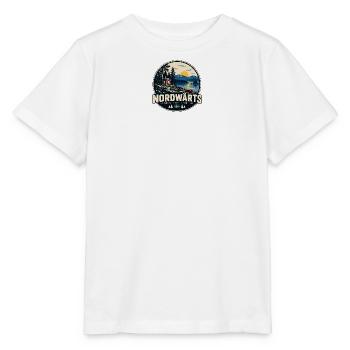 Nordwärts Schweden See Freiheit - Stanley/Stella Kinder T-Shirt MINI CREATOR  - Weiß - Vorne - Maike (125cm)