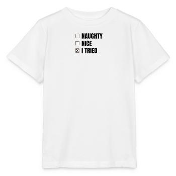 Noël - T-shirt bio MINI CREATOR Stanley/Stella Enfant - blanc - Devant - Maike (125cm)