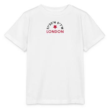 Londres - T-shirt bio MINI CREATOR Stanley/Stella Enfant - blanc - Devant - Maike (125cm)