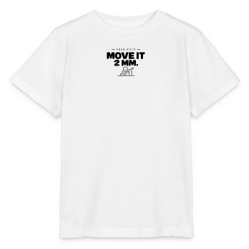 Architekt – 2 mm bewegen. - Stanley/Stella Kinder T-Shirt MINI CREATOR  - Weiß - Vorne - Maike (125cm)