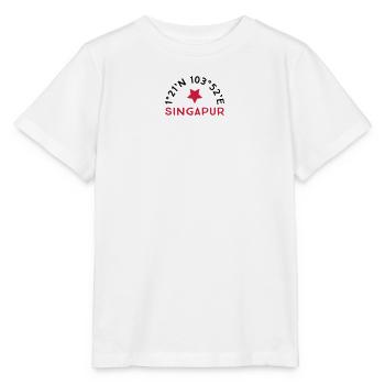 Singapur - Stanley/Stella Kinder T-Shirt MINI CREATOR  - Weiß - Vorne - Maike (125cm)