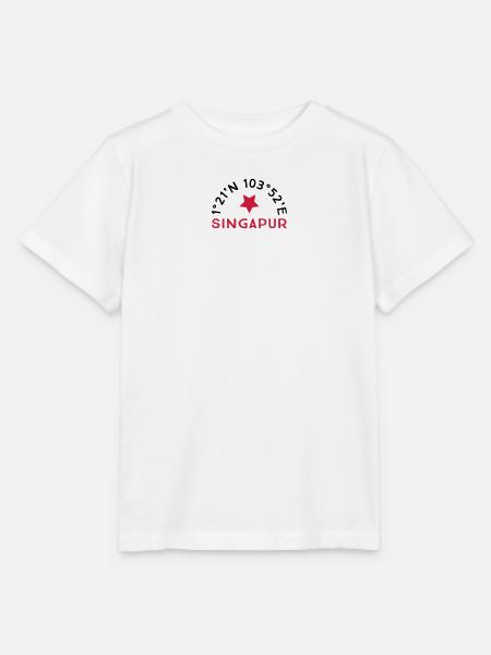 Singapour - T-shirt bio MINI CREATOR Stanley/Stella Enfant - blanc