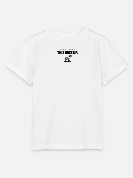 Gabelstaplerfahrer – Das geht nach oben. - Stanley/Stella Kinder T-Shirt MINI CREATOR - Weiß