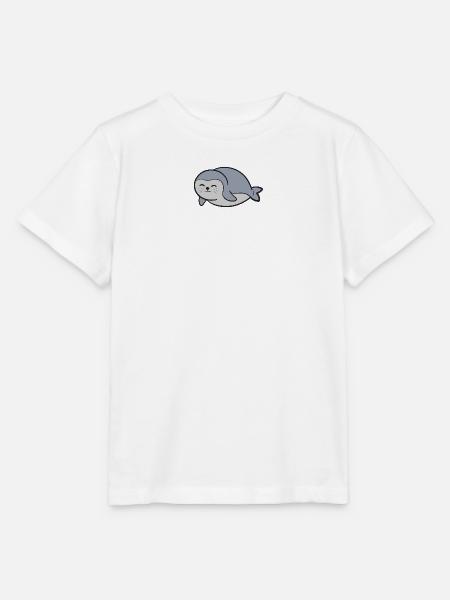 Robbe Seehund - Stanley/Stella Kinder T-Shirt MINI CREATOR - Weiß