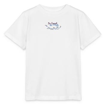 Canal du midi villes - T-shirt bio MINI CREATOR Stanley/Stella Enfant - blanc - Devant - Maike (125cm)
