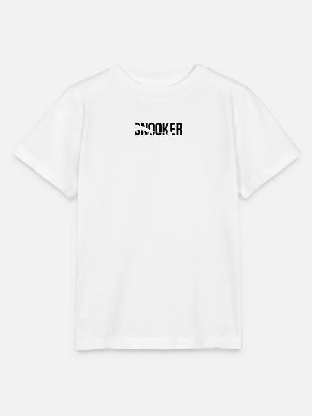 snooker - Stanley/Stella MINI CREATOR Kids’ T-Shirt - white
