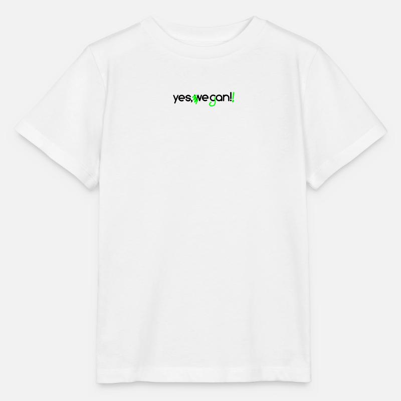 yes vegan - T-shirt bio MINI CREATOR Stanley/Stella Enfant - blanc