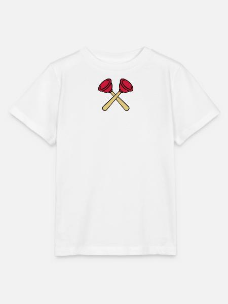 Pömpel gekreuzt - Stanley/Stella Kinder T-Shirt MINI CREATOR - Weiß