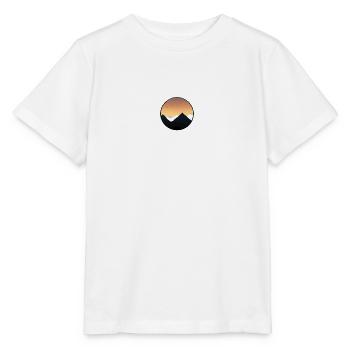Sonnenuntergang warm gezeichnet - Stanley/Stella Kinder T-Shirt MINI CREATOR  - Weiß - Vorne - Maike (125cm)